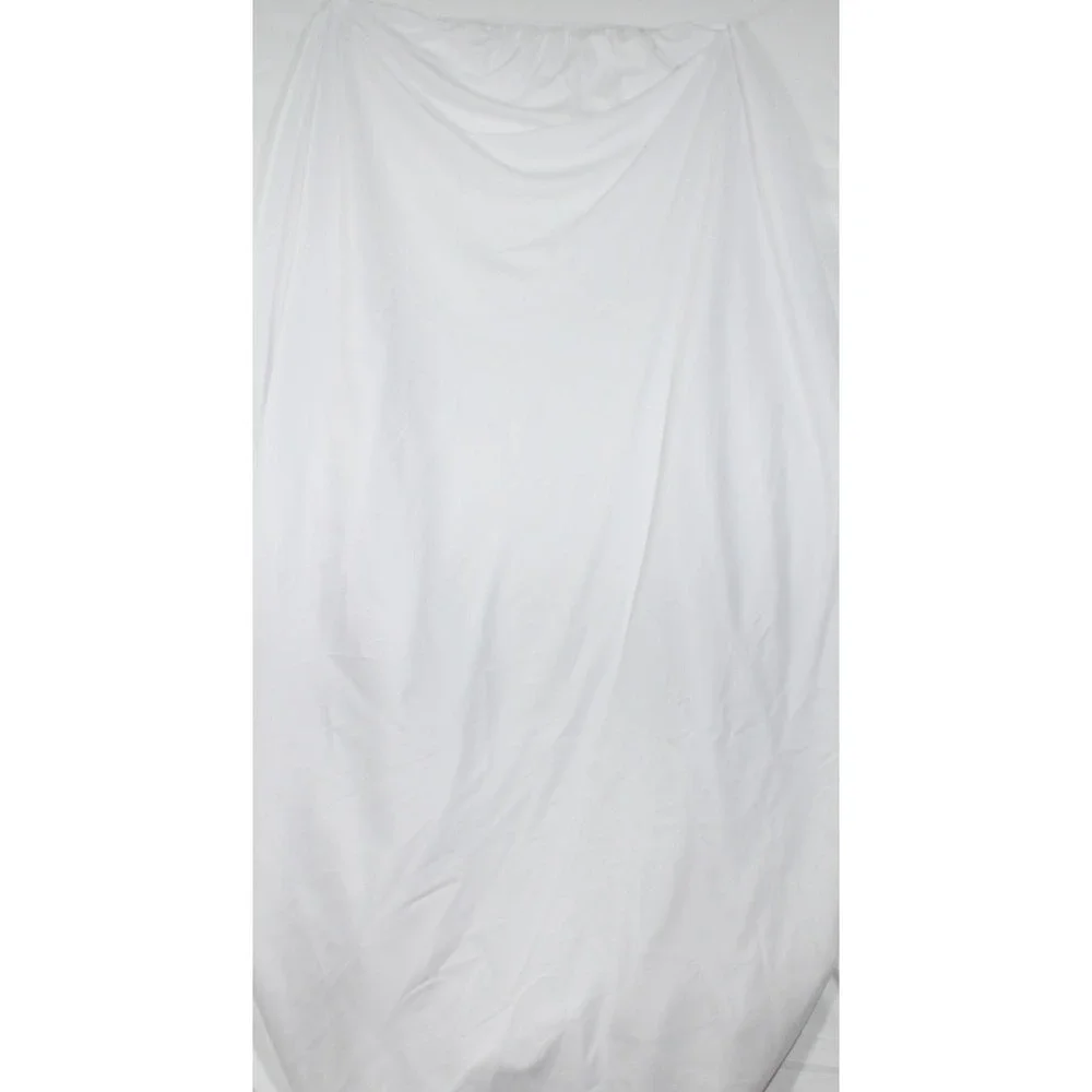 Elastic White Soft Backdrop Curtain 100 x 46 in